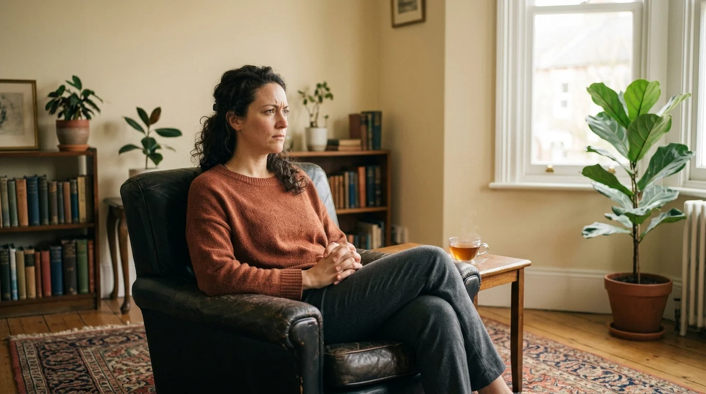The featured image of the article on trauma in high-functioning adults